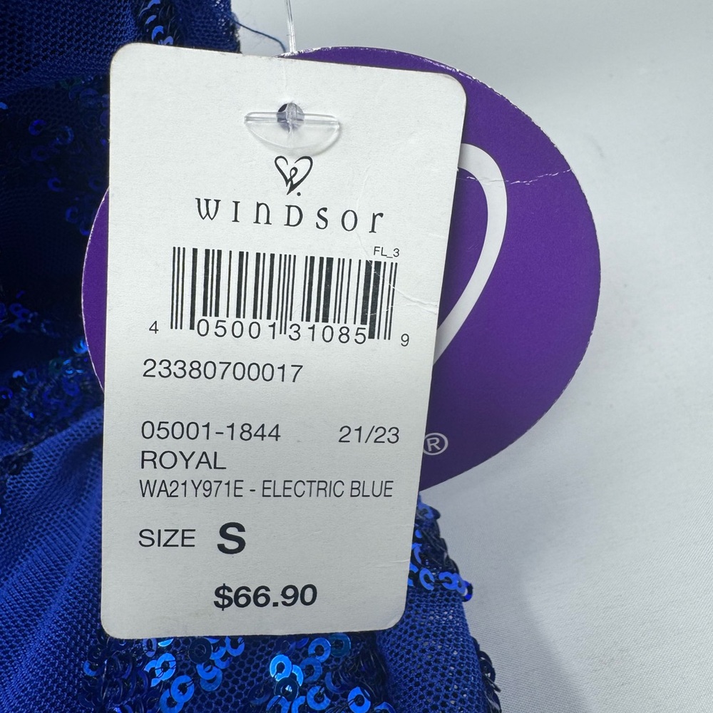 Windsor Blue One Shoulder Dress - Picture 6 of 6